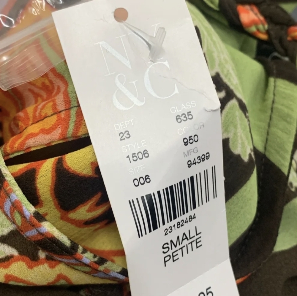 NWT New York & Company Women's Multi Dress Size S MSRP $79.95 - Picture 5 of 6